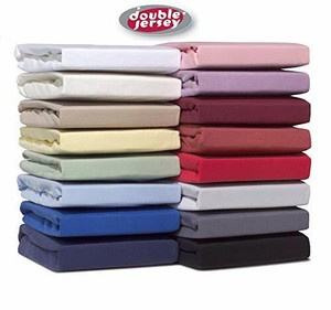 Drap Housse 100 Coton Peigne Jersey Tissu Extensible Respirant Et Doux Ebay
