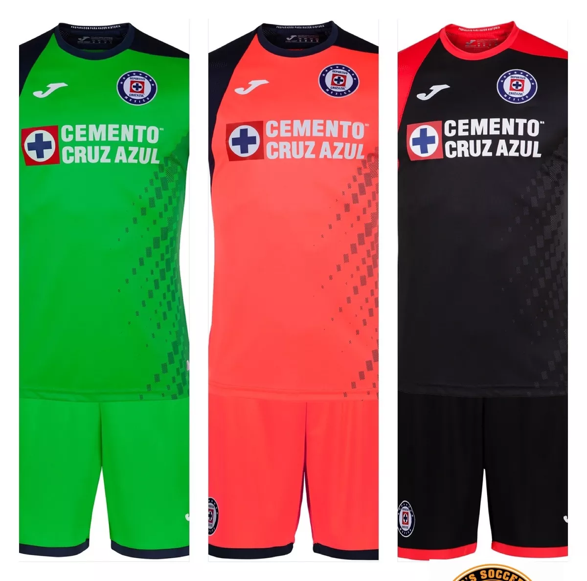 Óxido Lujoso El camarero Joma Cruz Azul 2019/20 GOALKEEPER/portero Kit Jersey+Shorts+Socks Original  New | eBay