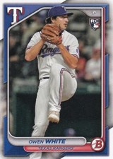 2024 Bowman #57 Owen White  Texas Rangers Rookie Card