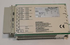 Schroff PSG212 13105027 AC/DC Linear Regulator Dual Power Supply Input 115V