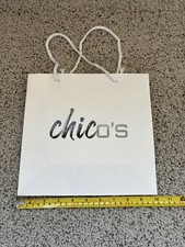 Chico's Gite Paper Bag, 10x9.5"x4"