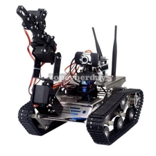 Wireless Wifi Manipulator Robot Car with Arm for Arduino Vehicle Robotics Camera