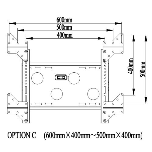 4 Extender Adapter Platten für VESA 200/400/oben LED TV Wandhalterung Zubehör b57 - Bild 8 von 9