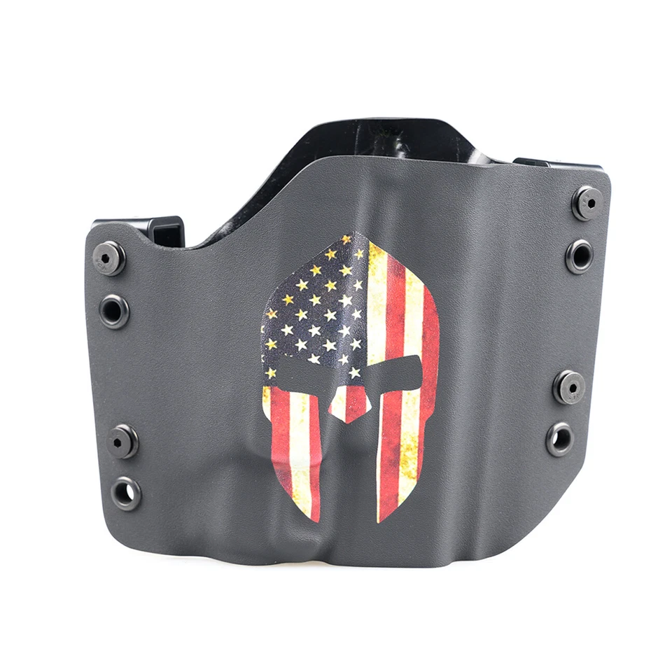 OWB Kydex Light Bearing Holster for Handguns with Baldr Mini - SPARTAN USA - Image 3 of 4