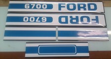 Ford 6700 Hood Decals
