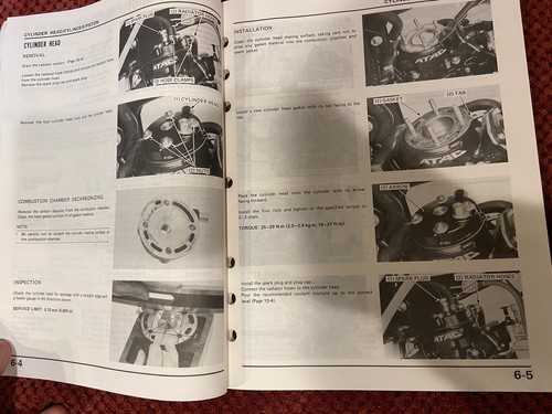 (O.E.M.) 1985 1986 HONDA Motorcycle CR80R Shop Service Repair Manual - Picture 4 of 8
