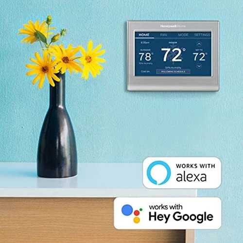 Honeywell Home RTH9585WF1004 Wi-Fi Smart Color Termostato, 7 Días Programable, T - Imagen 5 de 13