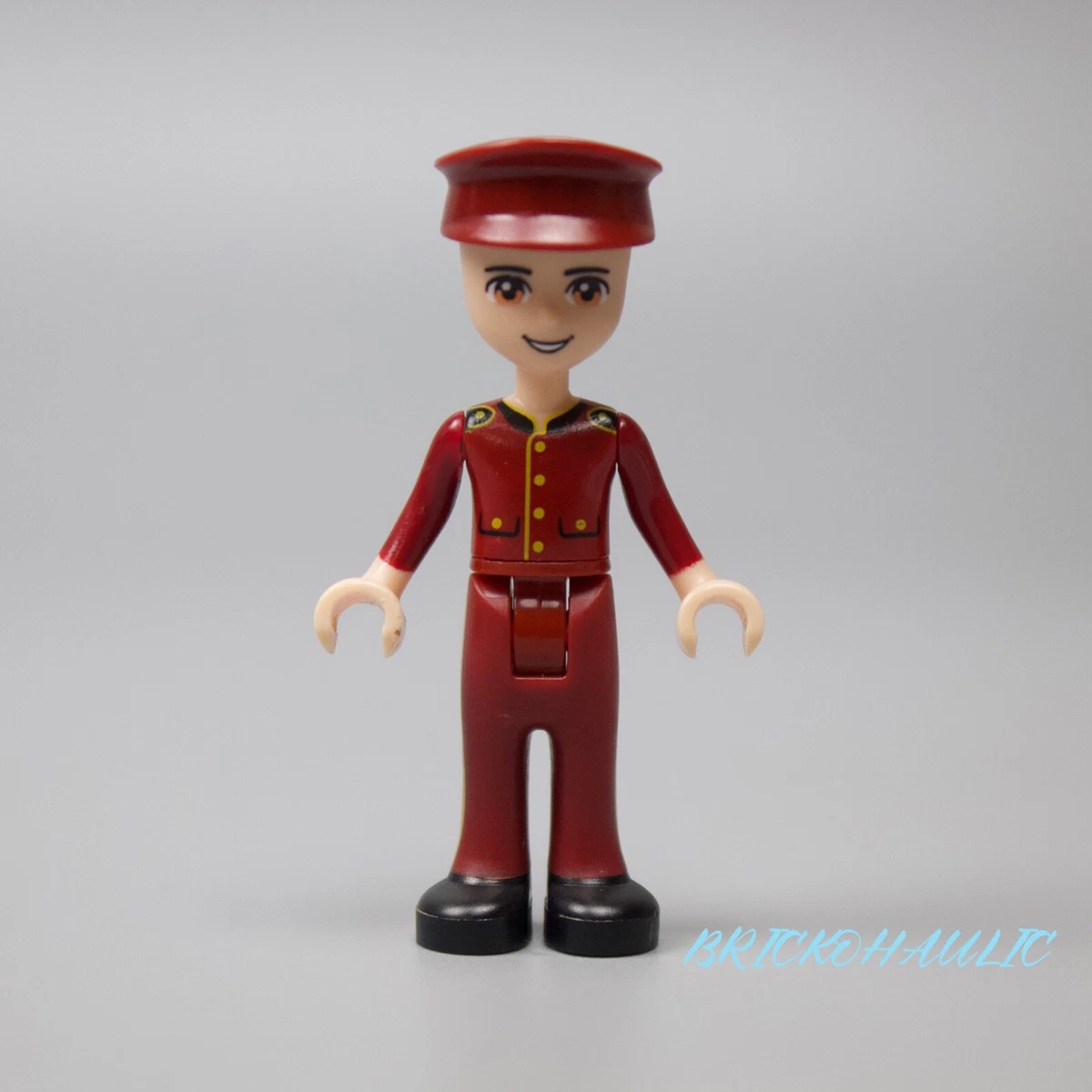 Lego Nate 41101 Dark Red Hotel Boy Uniform Friends Minifigure eBay