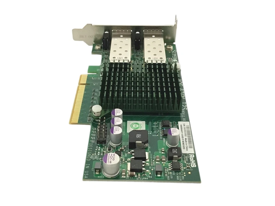 10GB SFP+ Dual Port X520-DA2 Supermicro PCIe Ethernet Card Low Profile Bracket - Image 4 of 4