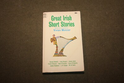 Great Irish Short Stories Anthology - Vivian Mercier 1973 PB 3rd Printing Dell