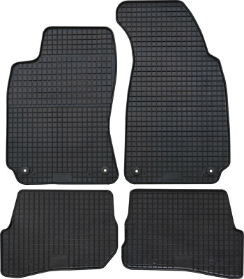 Gummimatten 4-Teile schwarz für VW Passat ab 09/1996-02/2005 Passform PETEX