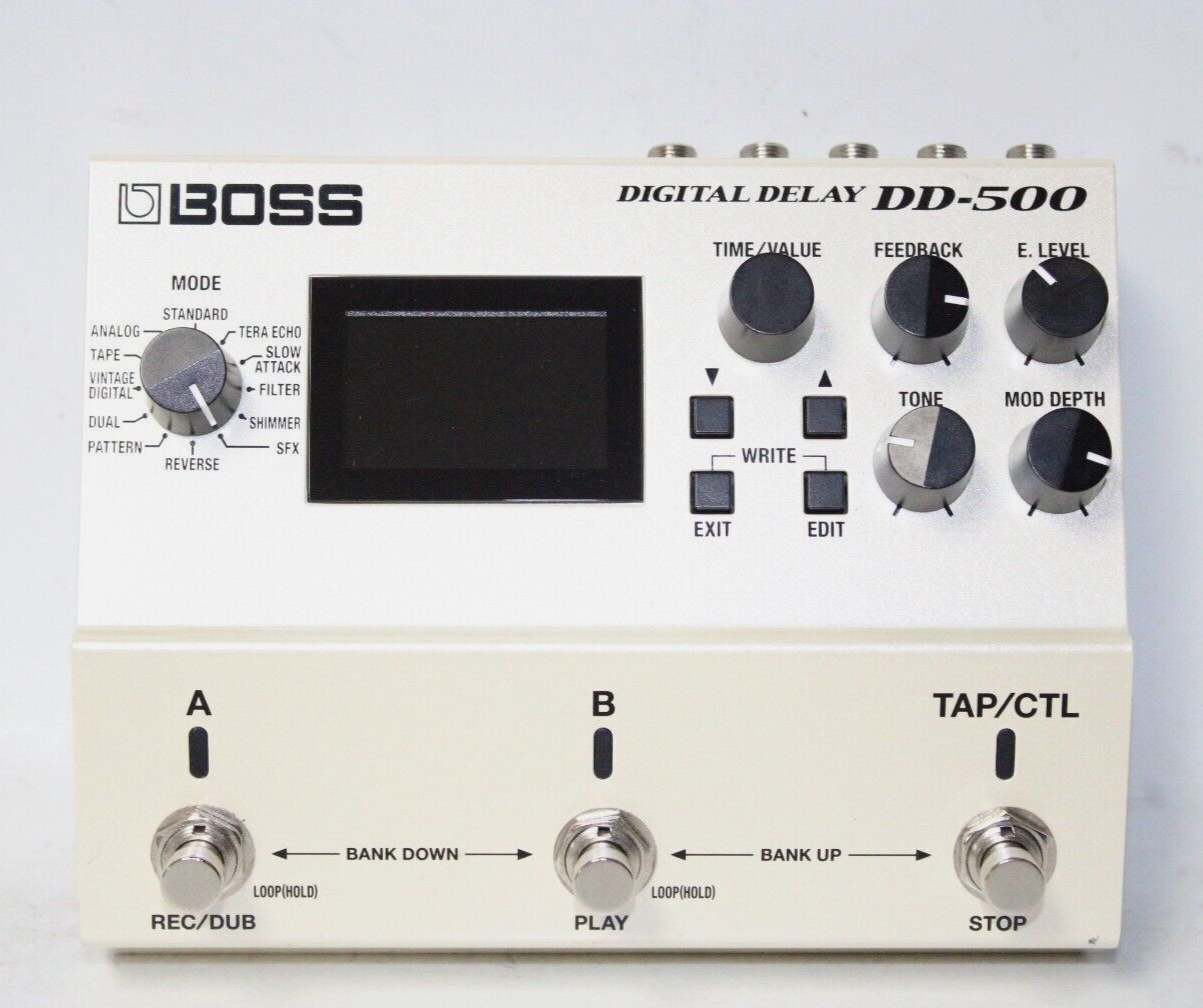 Boss DD-500 Digital Delay Guitar Effect Pedal New Open Box Free Ship! eBay