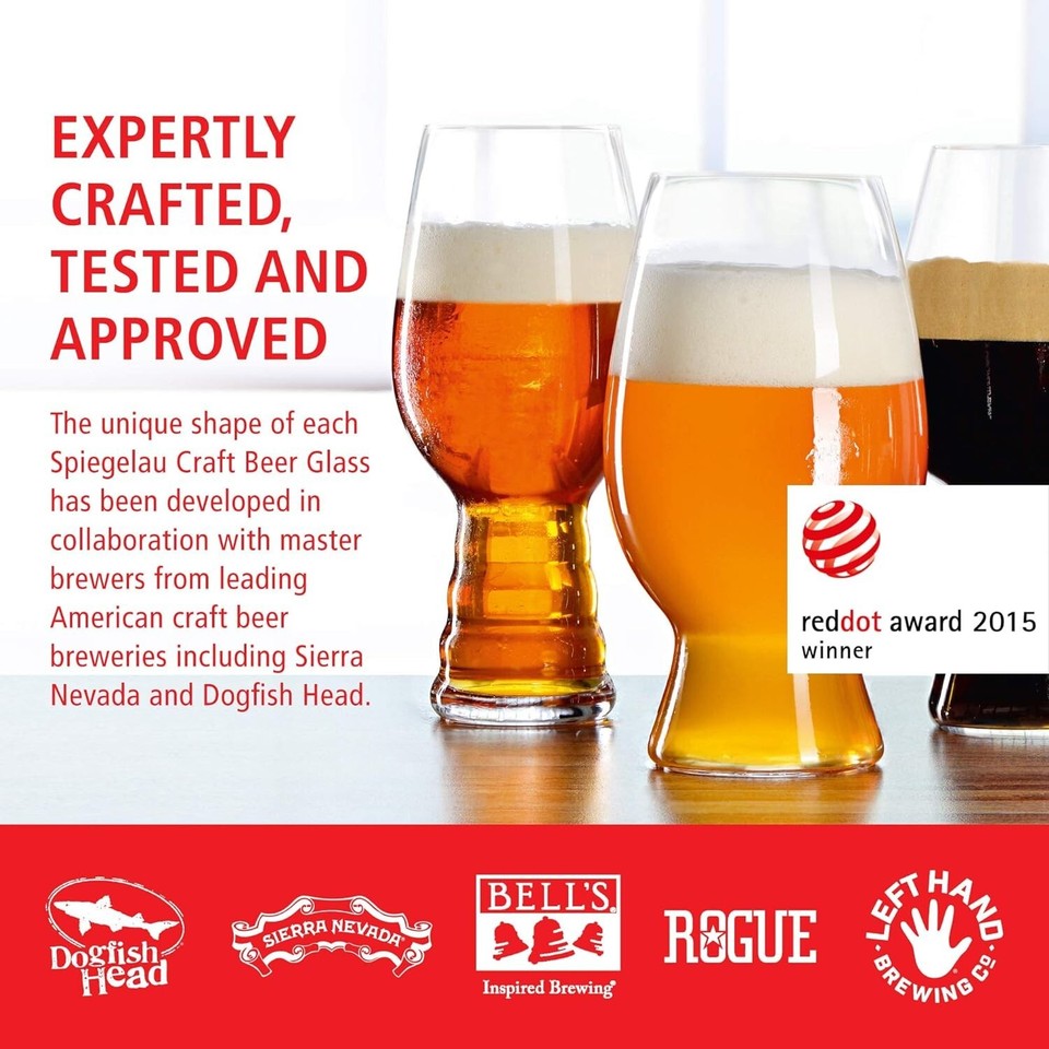 Spiegelau Beer Classics Tulip Glasses, Set of 4 15.5 oz eBay