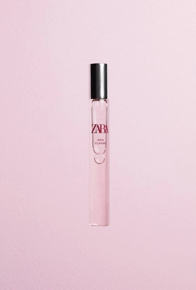 ZARA PINK FLAMBÉ EDT 10 ML (0.34 FL. OZ) TRAVEL SIZE EASY TO CARRY