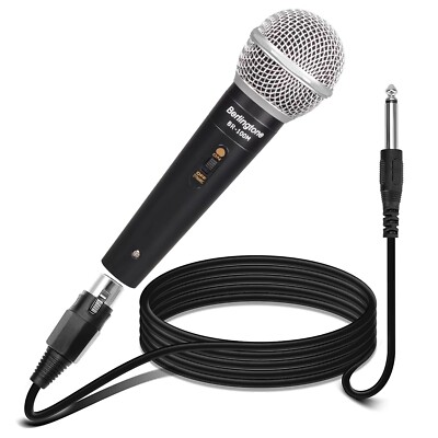 Berlingtone BR-100M Dynamic Vocal Microphone - Metal Casing, ON/OFF Switch