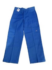 Vintage Y2K Dickies Double Knee Cell Phone Work Pant Medium Blue 85283 NWT 32-48