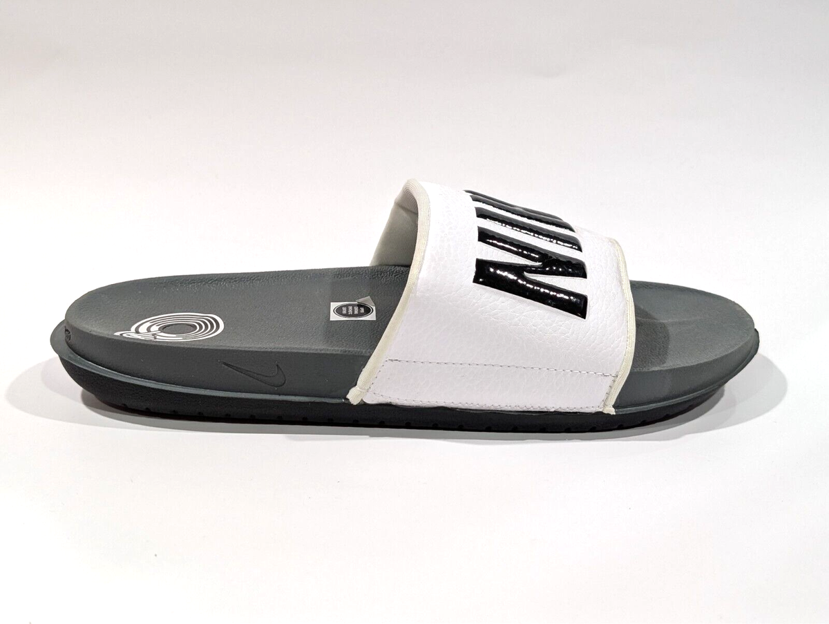 Nike Offcourt Dark Grey/Black/Wh Men's Slides Sandals-Asst