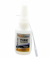 Power Hobby - Premium Blend RC CA Tire Glue w/ Tip, Medium, 0.75oz