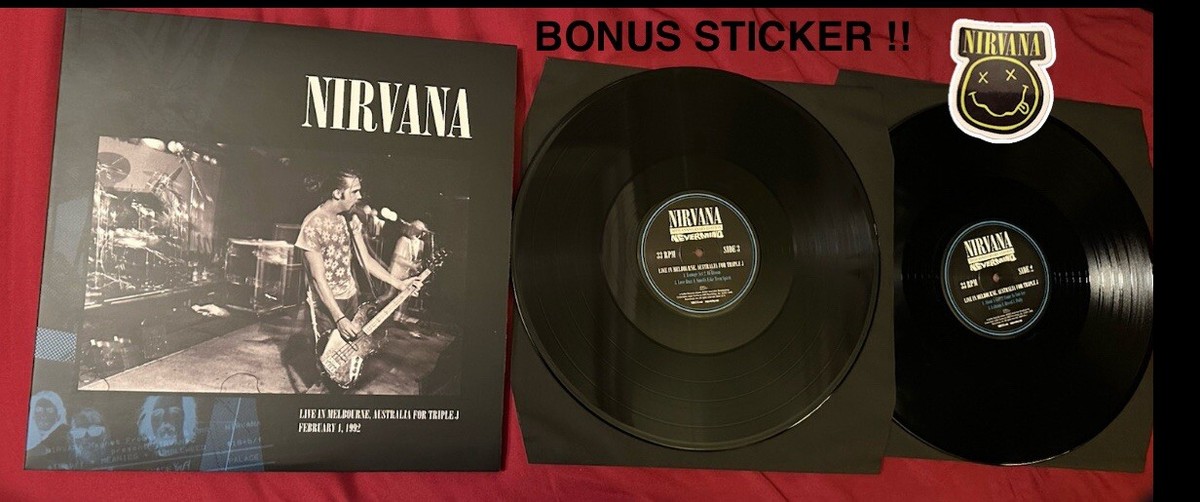 Nirvana Live in Melbourne Australia February 1st 1992 Vinyl Record