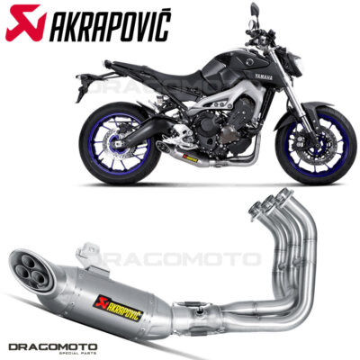 YAMAHA MT-09 2014-2016 Full exhaust AKRAPOVIC S-Y9R3-HAFT | eBay