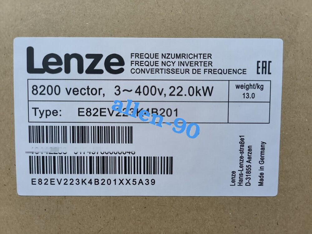 New Lenze E82EV223K4B201 Frequency Inverter Converter 8200 Vector