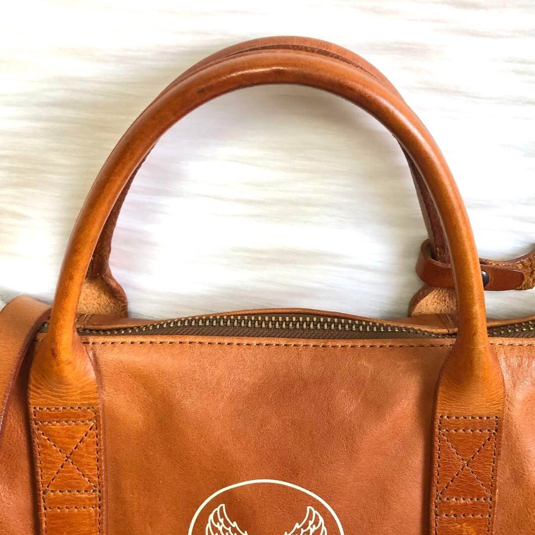 RRL RALPH LAUREN Men's U.S AIR FORCE USAF 2WAY leather bag RRL RALPH LAUREN Men's U.S AIR FORCE USAF 2WAY leather bag