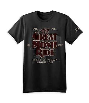 Disney Hollywood Studios The Great Movie Ride Thats A Wrap T-Shirt XL GRAY NEW