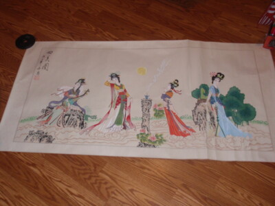 Antique:*Ex-Large* Chinese Painting *4美圖 1936 or 1996 丙子年 /1