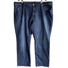 Buffalo David Bitton Jeans Men 48 (46x31) Blue Travis-X Slim Straight Stretch