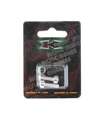 KCNC Road CX Mountain Cycling Bike Water Bottle Cage Bolts Screws 2pcs Silver