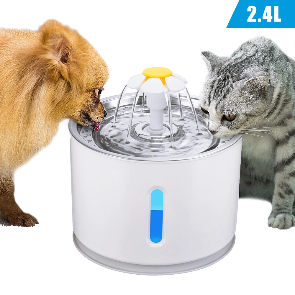 Pet Water Fountain Electric Water Dispenser For Cat Dog Drinking Bowl  Automatic