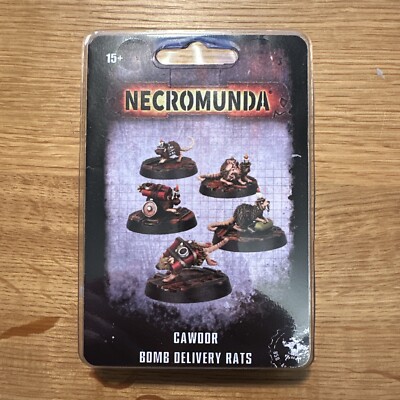 Warhammer 40K - Necromunda - Cawdor Bomb Delivery Rats - Forgeworld - NEU