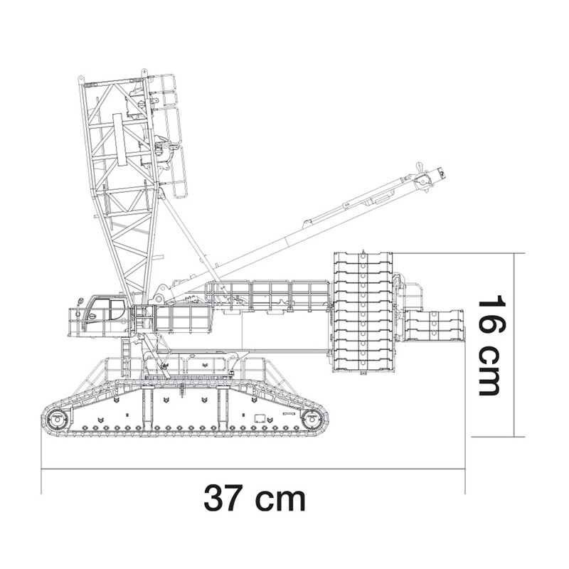 1:50 NZG LIEBHERR LR11000 Crawler Crane Construction Machine 1:50 NZG LIEBHERR LR11000 Crawler Crane Construction Machine