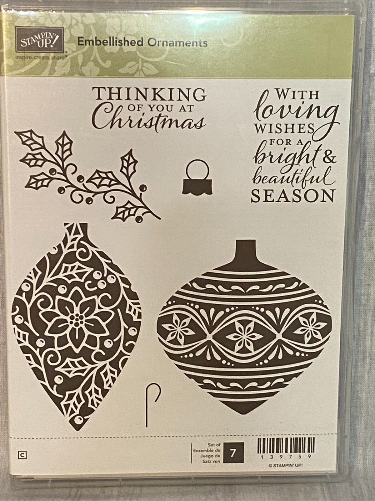 New STAMPIN' UP! Christmas Stamp Sets eBay