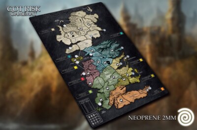 RISK: Game Of Thrones compatible Gamemats