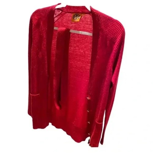 Tory Burch Clothing Women's Button-Up Cardigan With Pockets Size XS Wool Blend - Picture 7 of 7