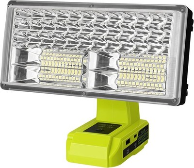 40W 4200LM Cordless LED Work Light for Ryobi 18V Battery for Job Site Camping
