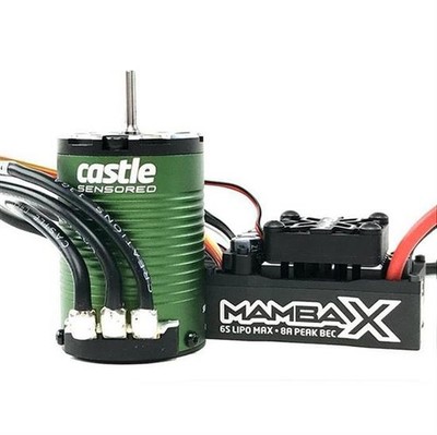 Castle Mamba X SCT Combo 1-10 Extreme Brushless SCT Car Regler mit 1410-3800 Sen