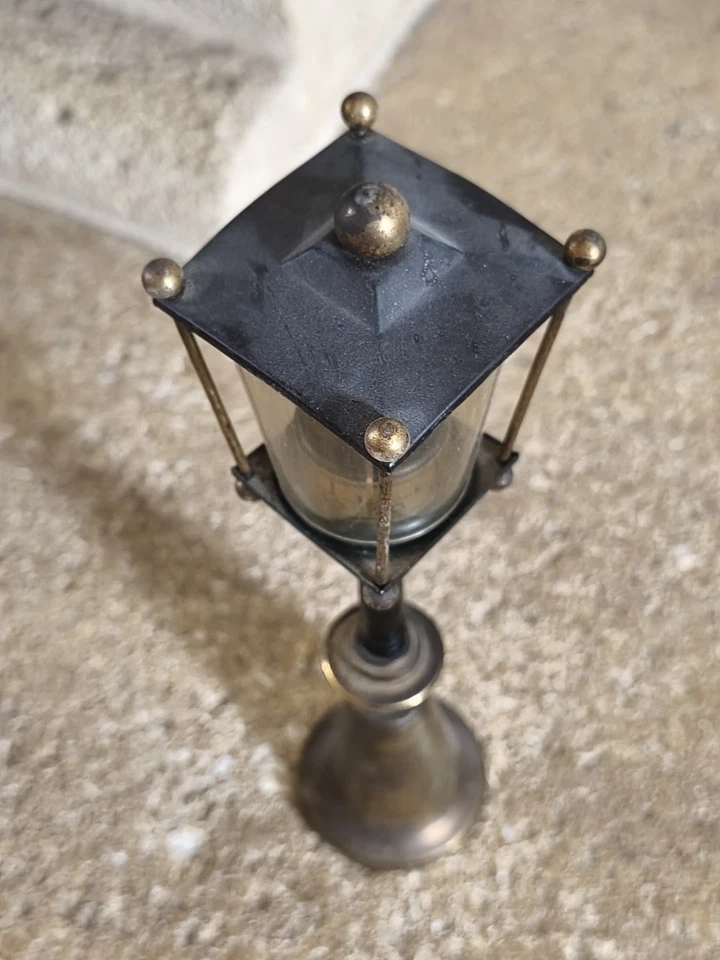 Ancien Thermomètre en Forme de Lampadaire 27 cm - 265,6 g - Photo 4/4