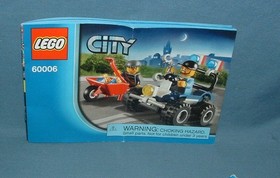 CITY, POLICE SETS 60006 ATV / 60206 JET PATROL / 60241 DOG UNIT - LEGO - USED