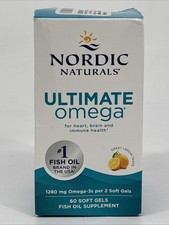 Nordic Naturals Ultimate Omega Fish Oil Supplement 60 Softgels