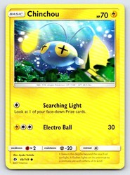 Chinchou 49/149 SM Base Set Common