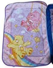 Vintage Care Bears Crib Size Blanket