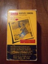 VTG 1947 Original 1st Ed KODAK DUAFLEX CAMERA w/ Kodet Lens w/ Flash Guard