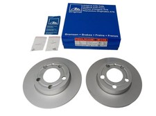 NEU Satz Bremsscheiben hinten Ø230mm ATE VW Polo Golf IV Skoda Fabia Seat Ibiza