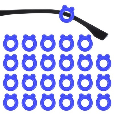 Brille mit Haken in Bärenform, 12 Paar für Box, blau
