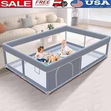 Large Baby Playpen Portable Toddler Play Area Safe Indoor Outdoor Easy Assembly