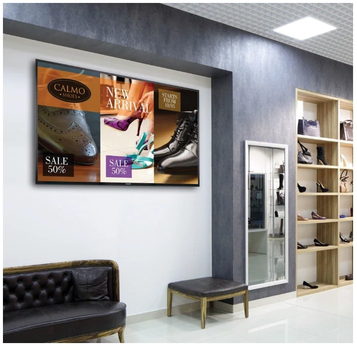 SHARP Digital Signage PN-Q701E LED 179,5cm (70") FHD Schwarz Monitor Display WoW - Bild 4 von 4