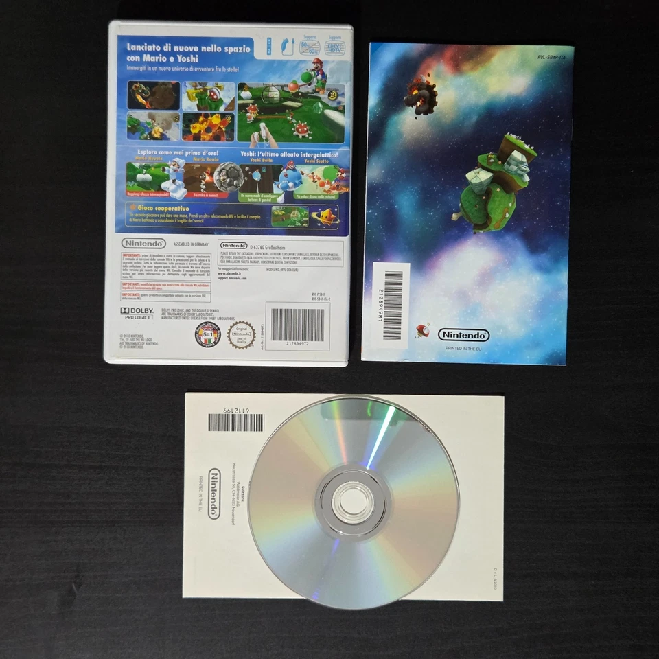 Super Mario Galaxy 2 Per Nintendo Wii e Wii U Pal ITA Multilingua Prima Stampa ♻ - Immagine 2 di 4