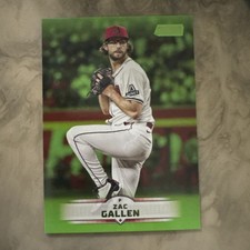 2025 Topps Stadium Club ZAC GALLEN GREEN FOIL Diamondbacks